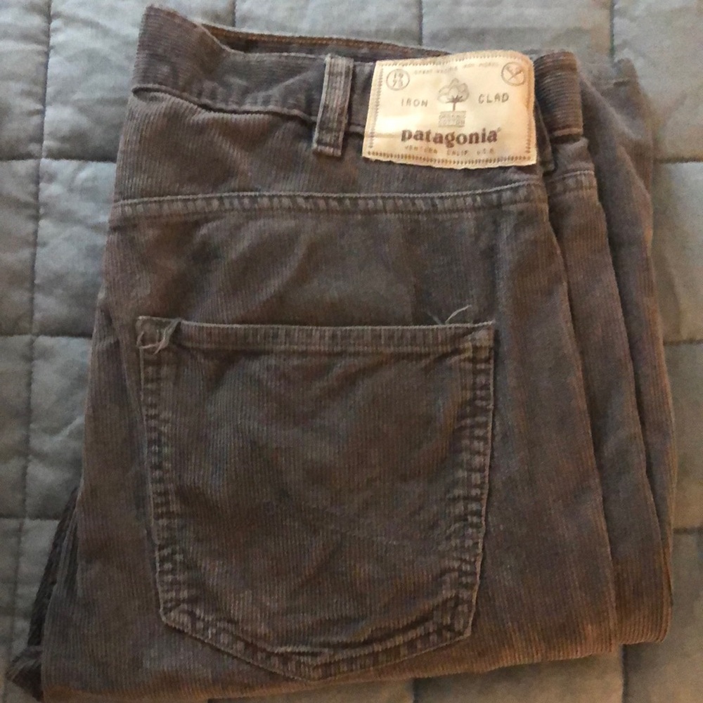 Patagonia Men's Gray Corduroy Pants